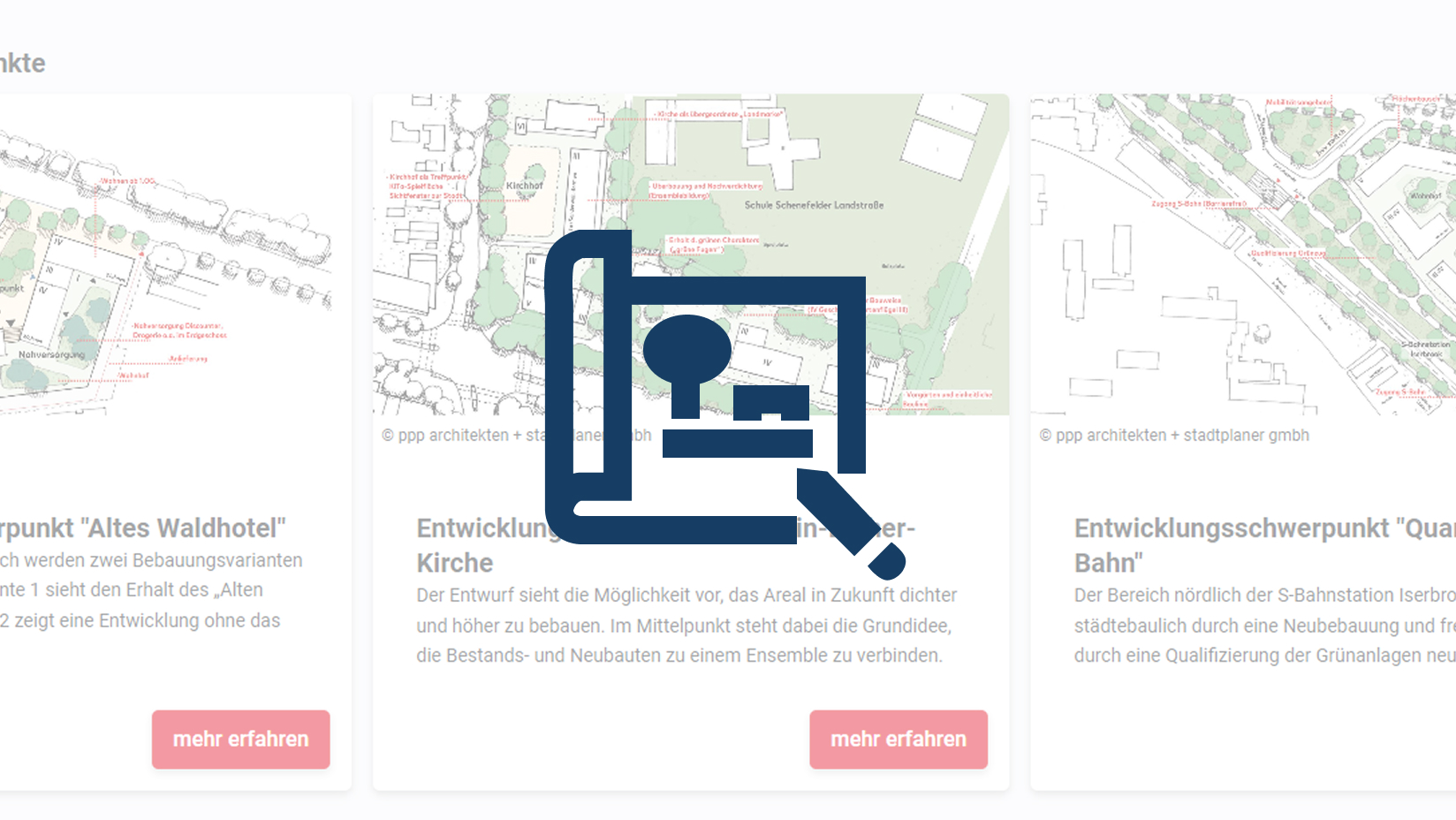 Screenshot DIPAS plans with logo
